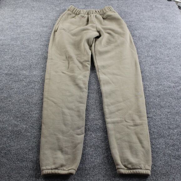 Set Active Sweatpants Womens Small Olive Green Fleece Joggers Lounge Cozy Gym - Picture 1 of 11